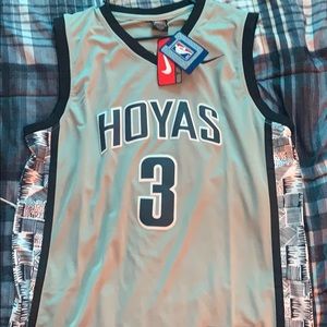 100% Authentic Allen Iverson Georgetown Jersey